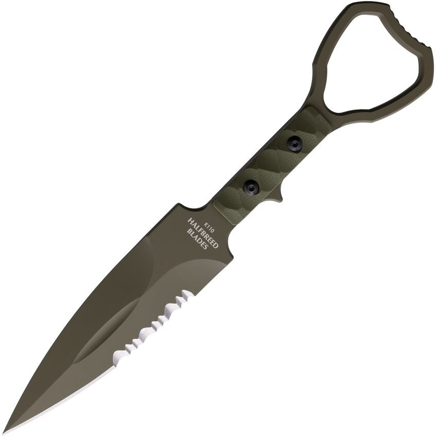 Halfbreed CCK01G2OD Compact Clearance Knife Gen 2 OD Green