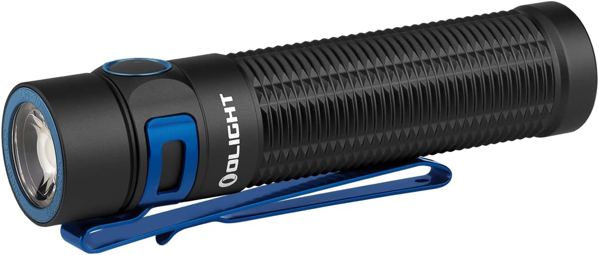 OLIGHT Baton3 Pro Max 2500 Lumens Rechargeable Compact EDC Pocket Flashlights with Safety Proximity Sensor, for Camping, Hiking, and Emergency (Cool White Light: 5700~6700K)