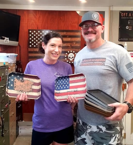USA FLAG EDC TRAY