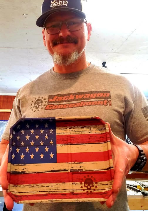 USA FLAG EDC TRAY