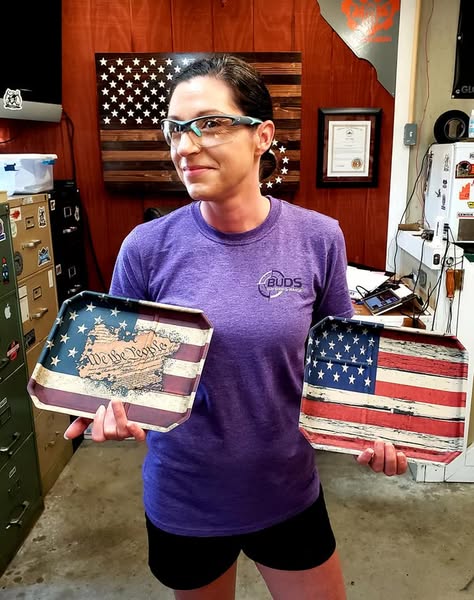 USA FLAG EDC TRAY