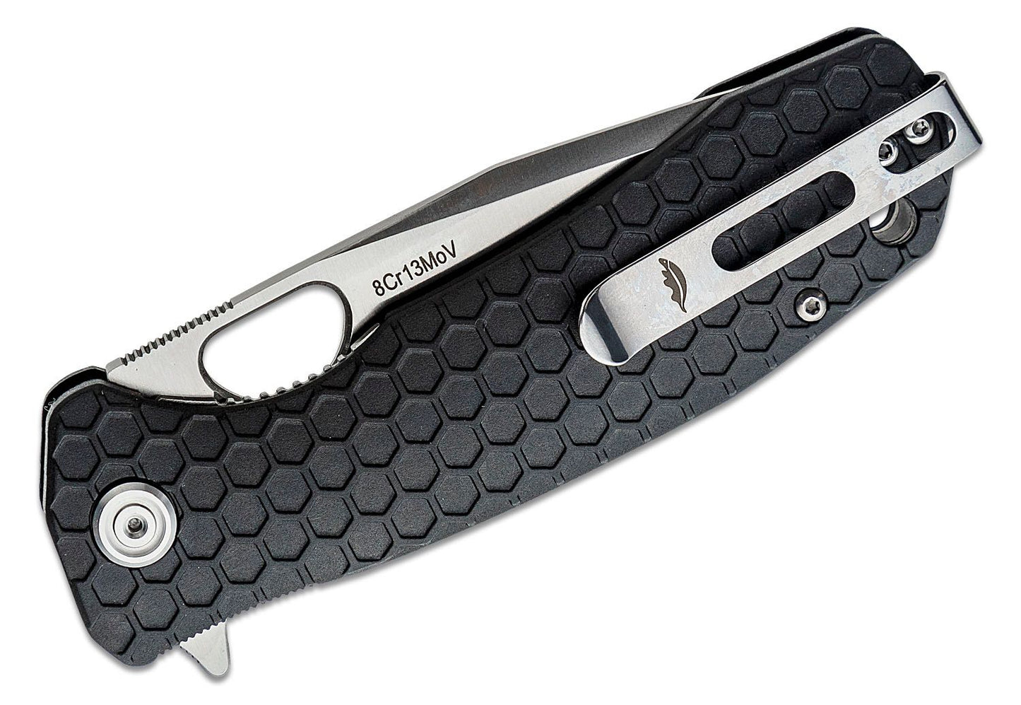Large Linerlock Tanto Black Brand : Honey Badger Knives