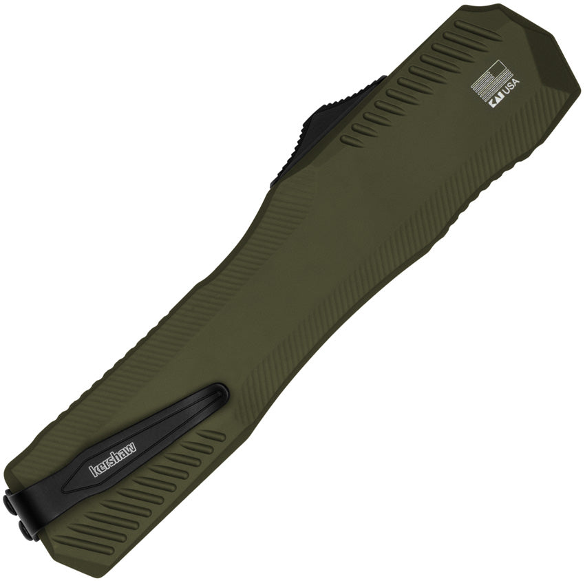 KS9000TOLBLK -Kershaw Close Auto Livewire OTF Tanto Grn