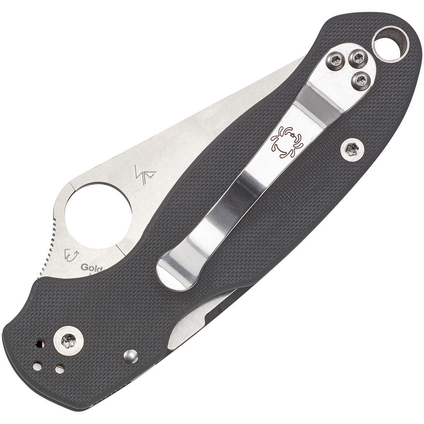 SC223GPDGY -Spyderco Close Para 3 Compression Lock Gray
