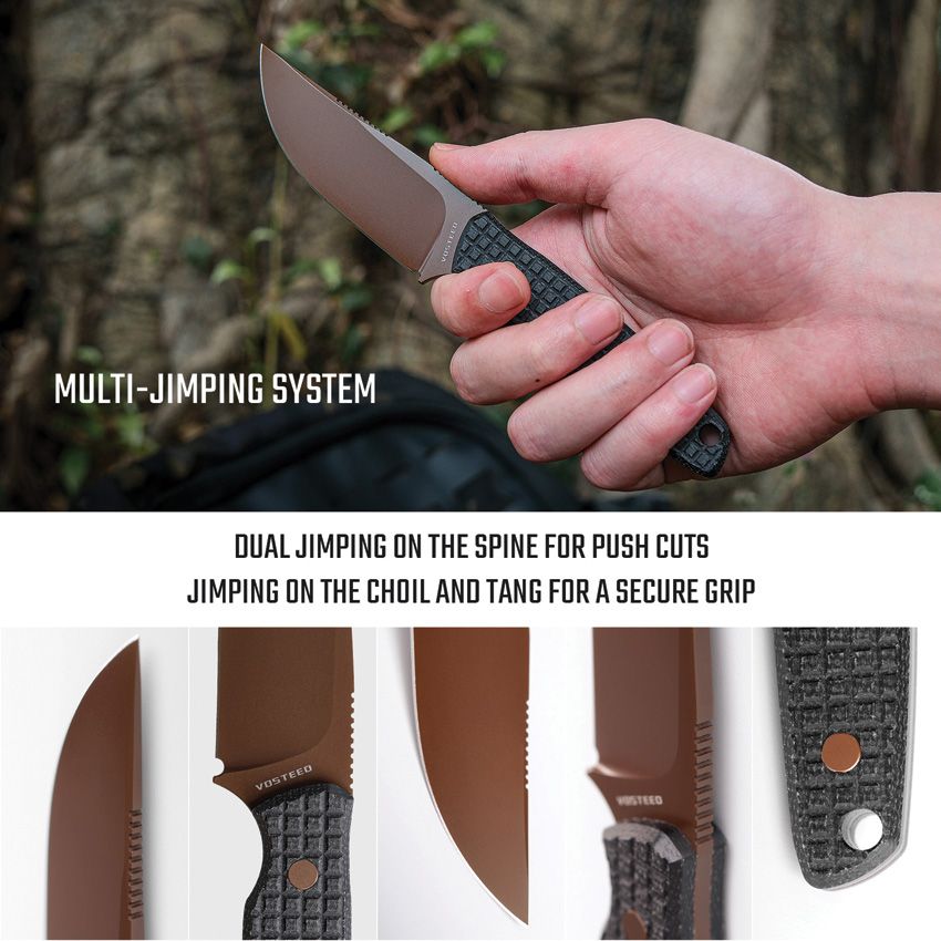 Mink Fixed Blade Black Mic Brand : Vosteed Item Number: VOSD0106