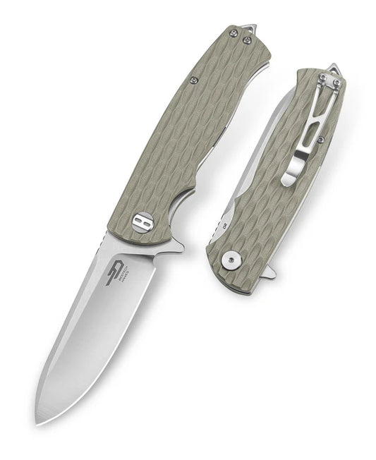 Grampus G10 Linerlock Beige Brand : Bestech Knives