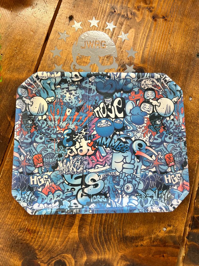 BLUE GRAFFITI EDC TRAY