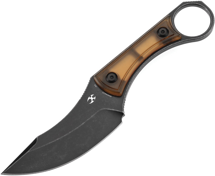 KG004A11 -Kansept Knives  Niko Fixed Blade Amber PEI