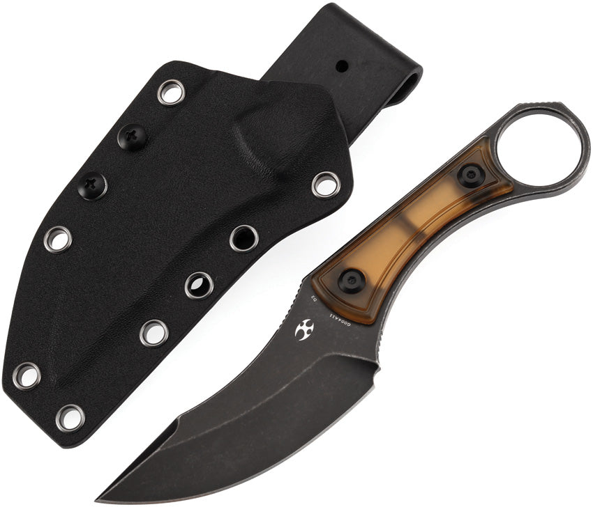 KG004A11 -Kansept Knives  Niko Fixed Blade Amber PEI