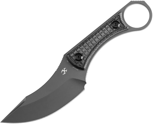 KG004A6 -Kansept Knives   Niko Fixed Blade Blk Mic