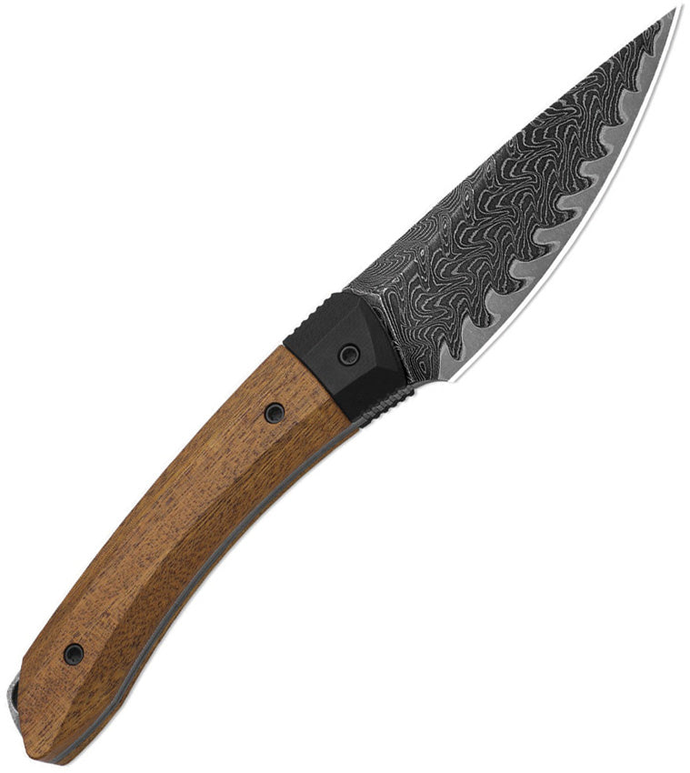KI1124A1 -Kizer Cutlery   Momo Fix 3 Fixed Blade Wood