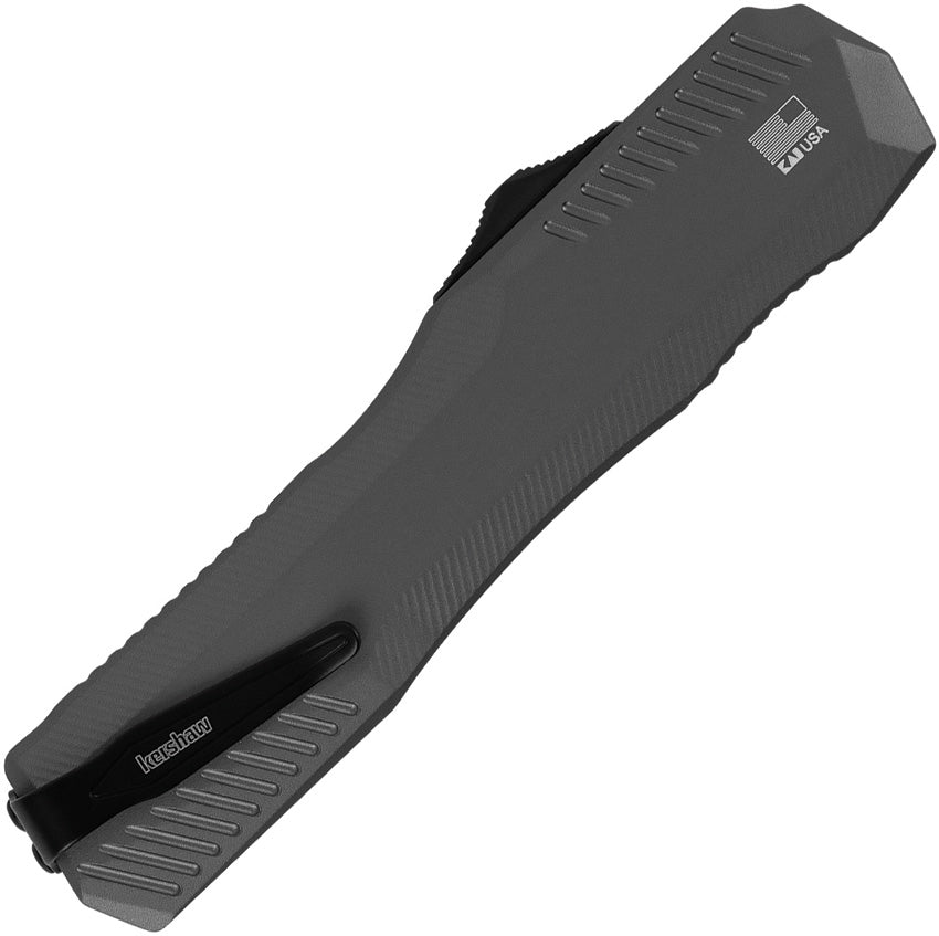 KS9000TGRYBLK -Kershaw  Close Auto Livewire OTF Tanto Gray