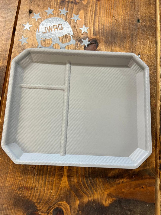 LIGHT GREY CARBON FIBER EDC TRAY