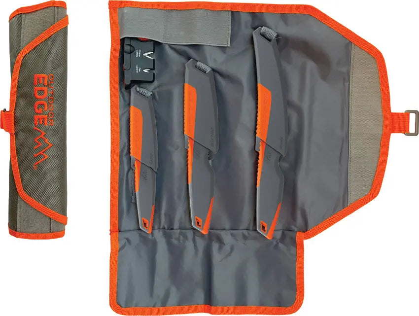 OEVNTX4C -Outdoor Edge  Close Vantex Hunting Knife Set