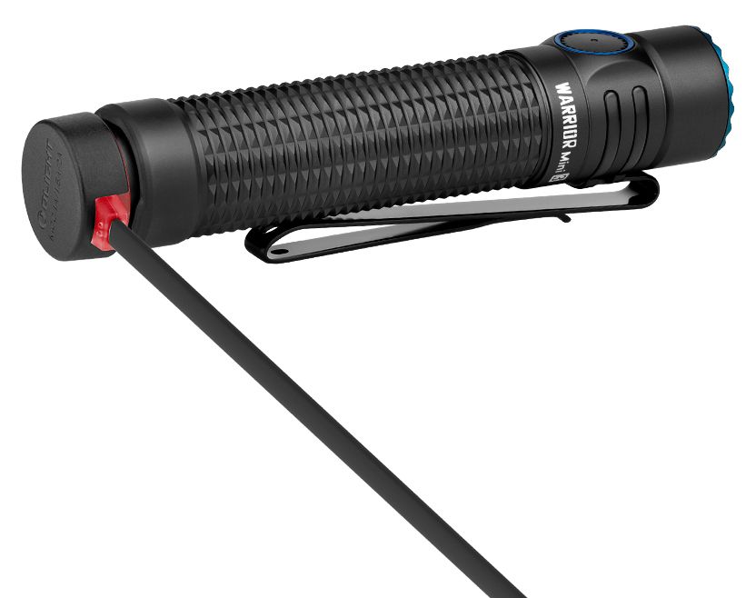 Olight Warrior Mini 3 Rechargeable Flashlight Black Aluminum