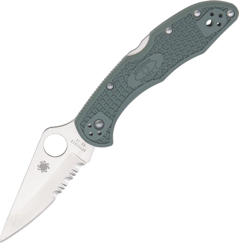 Delica 4 Lockback Green Brand : Spyderco