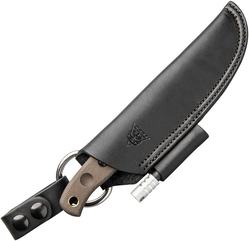 TPBAJA4502 -TOPS  Baja 4.5 Fixed Blade Green