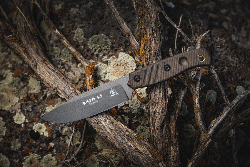 TPBAJA4502 -TOPS  Baja 4.5 Fixed Blade Green