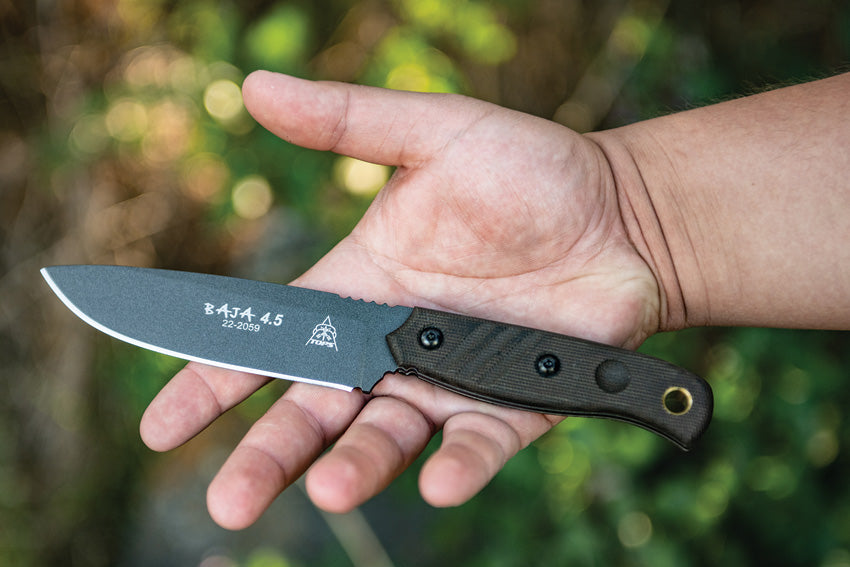 TPBAJA4502 -TOPS  Baja 4.5 Fixed Blade Green