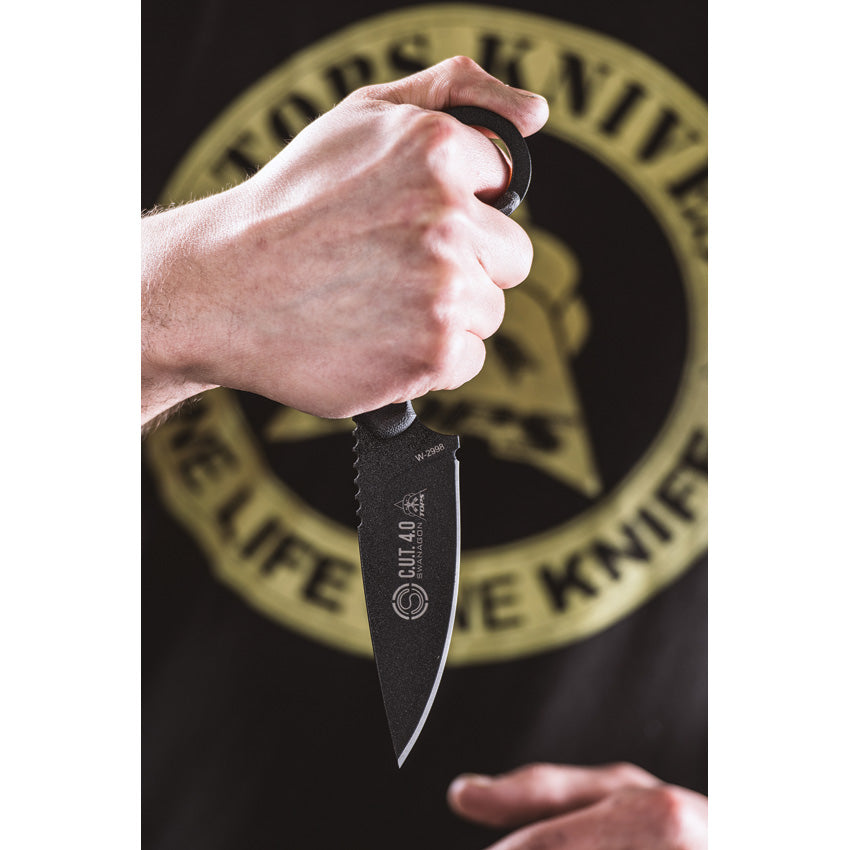 TPCUT40A -TOPS   CUT Combat Utility Tool Black