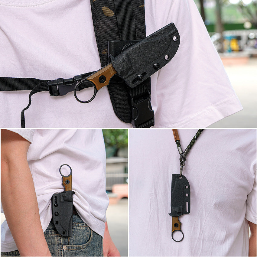 VOSD0503 -Vosteed  Close Quokka-O Fixed Blade PEI