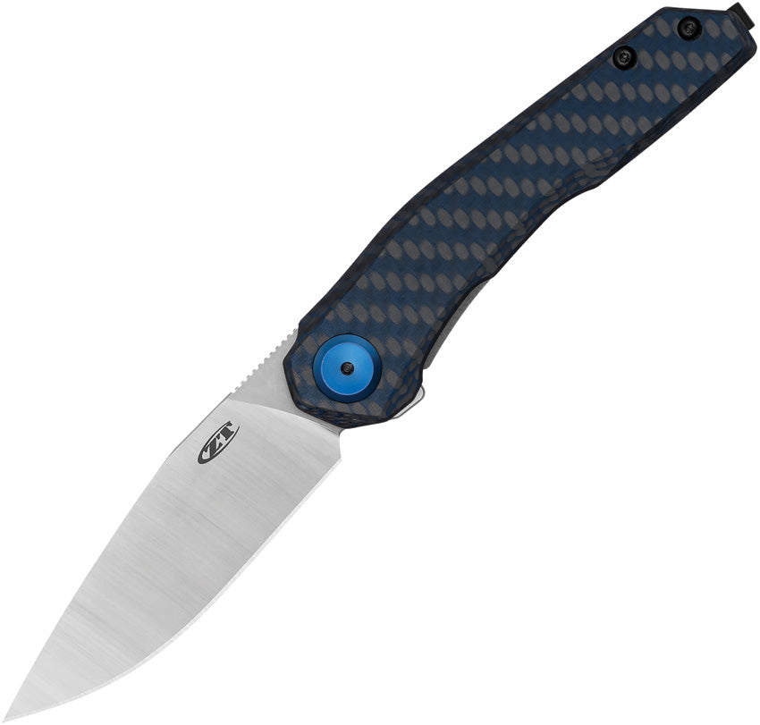 ZT0545BLUCF -Zero Tolerance  Close Framelock CF MagnaCut