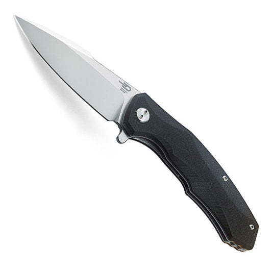 Warwolf G10 Linerlock Black Brand : Bestech Knives