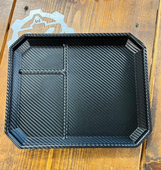 BLACK CARBON FIBER EDC TRAY