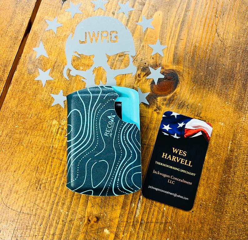 Tiffany Blue topo kydex wallet