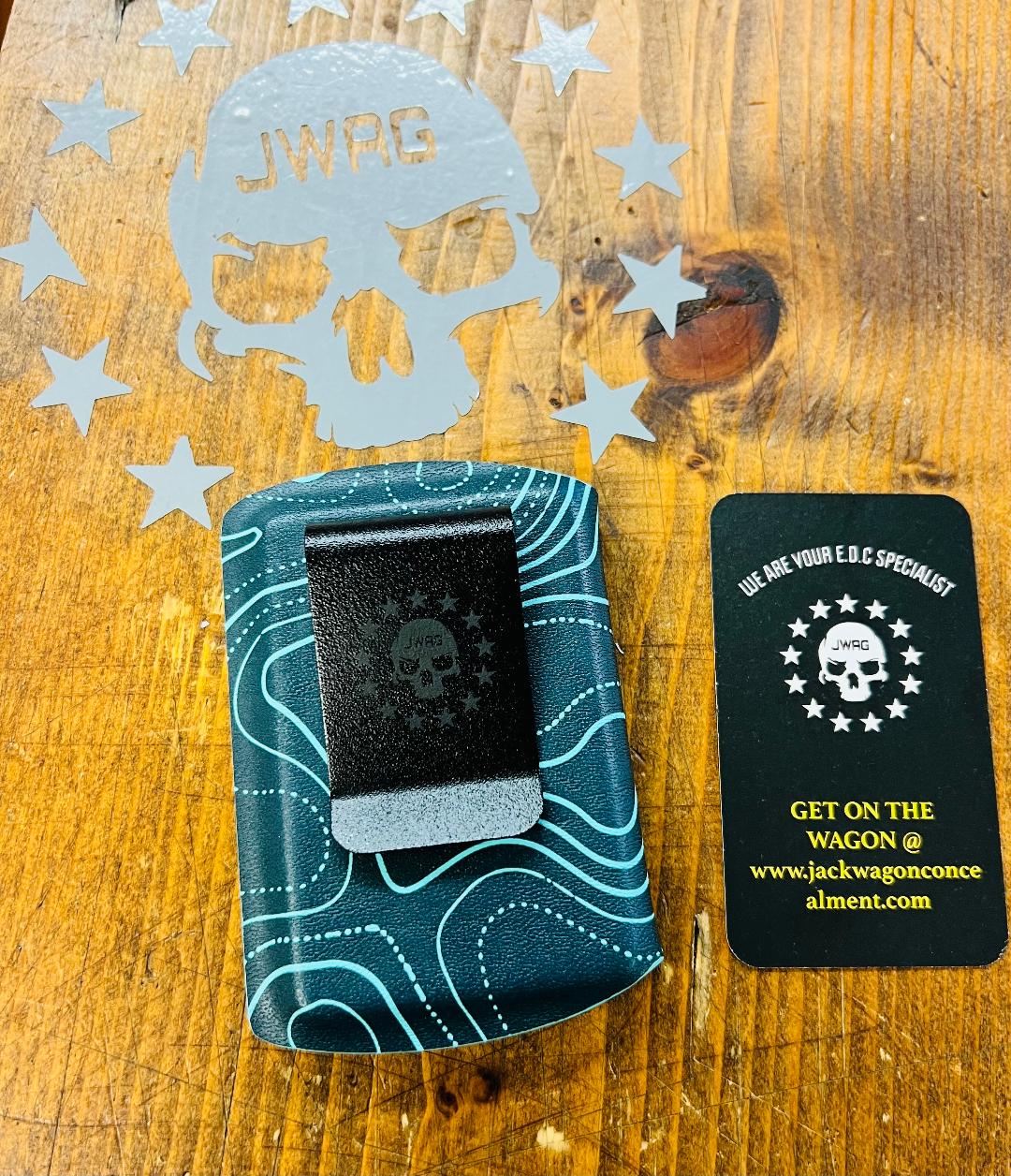 Tiffany Blue topo kydex wallet