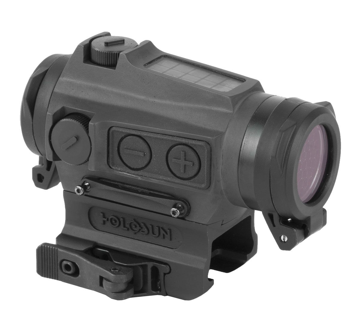 Holosun HE515CT Solar Micro Red Dot Sight With Shake Awake, Black - HE515CT-RD