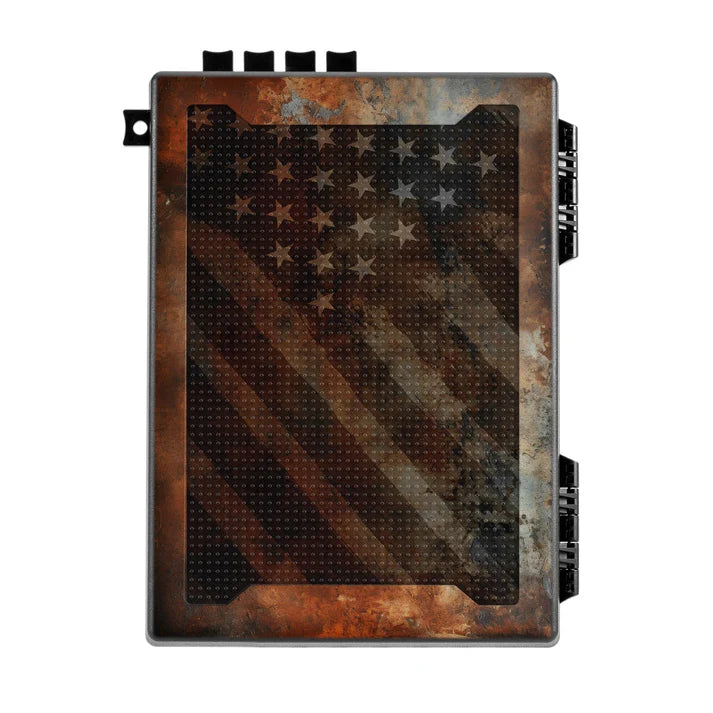 STOPBOX USA SB451RF StopBox Ward, Rapid-Access Retention Device, Rustic Flag