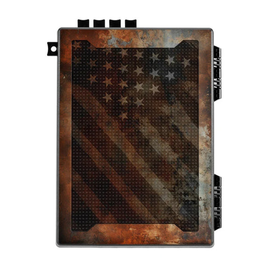 STOPBOX USA SB451RF StopBox Ward, Rapid-Access Retention Device, Rustic Flag