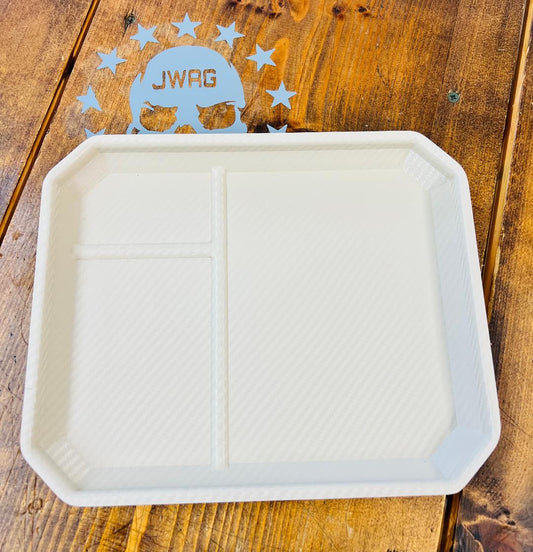 Light tan carbon fiber EDC tray