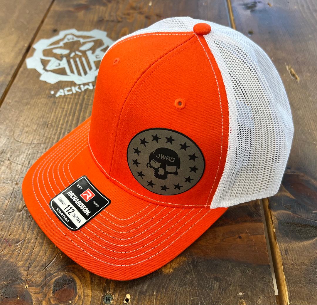 ORANGE / WHITE HAT